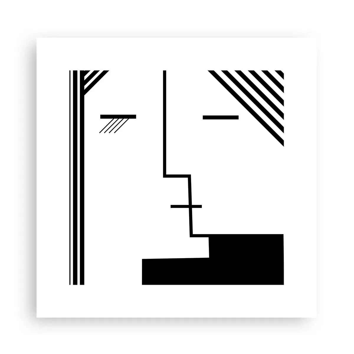Plakat - Bare et kys - 30x30 cm