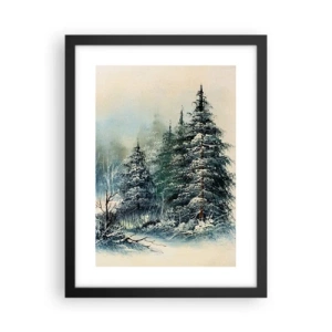 Plakat i sort ramme - Klar til jul - 30x40 cm