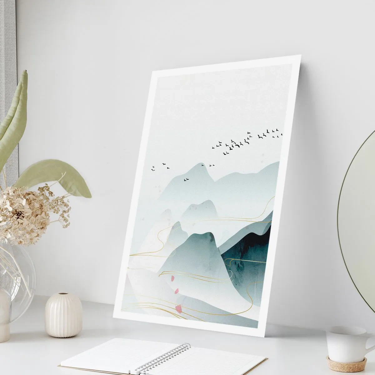 Plakat - Over toppene - 50x70 cm