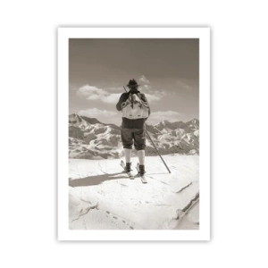 Plakat - Og bjergene er de samme - 50x70 cm