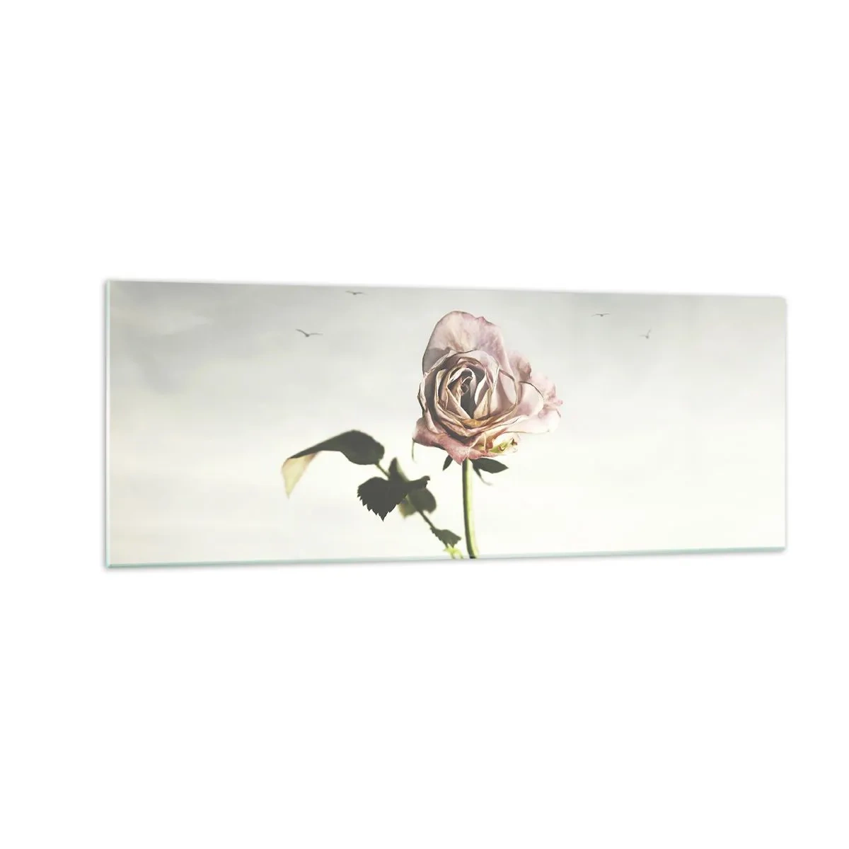 Billede på glas - Velkomst til foråret - 140x50 cm
