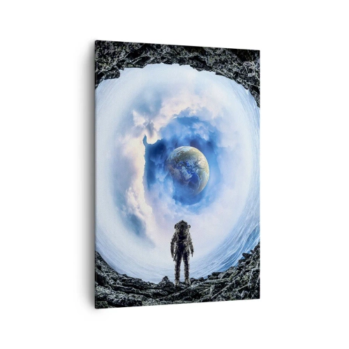 Lærredstryk - Billede på lærred - Ikke langt hjemmefra - 70x100 cm