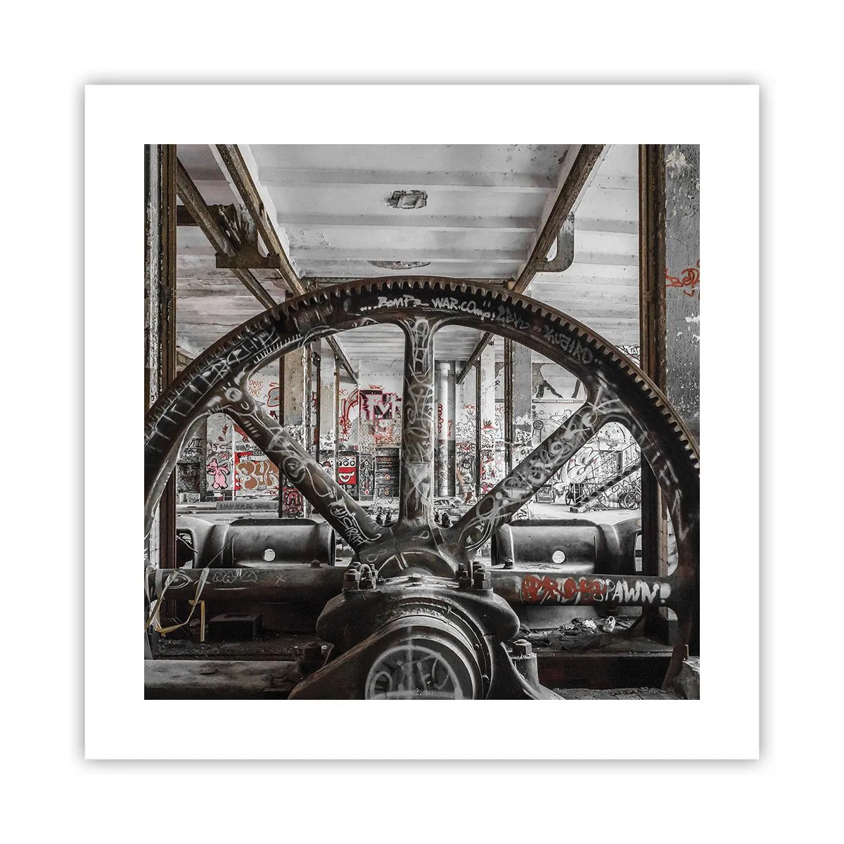 Plakat - Fabrikkens hemmelige liv - 40x40 cm