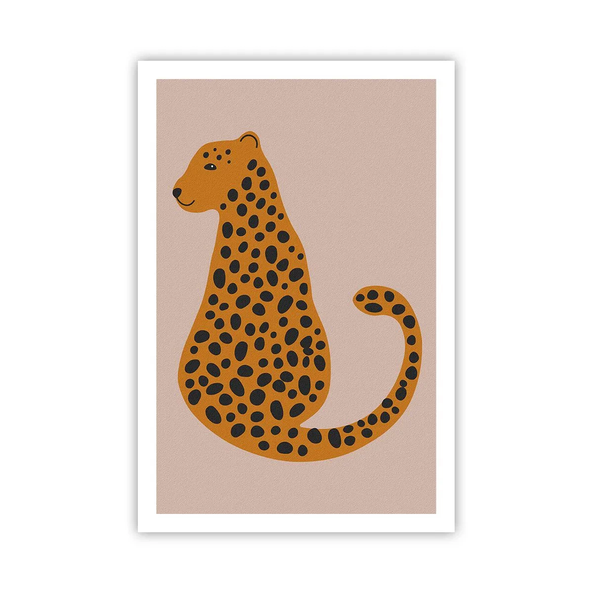 Plakat - Leopardprint er et moderigtigt mønster - 61x91 cm