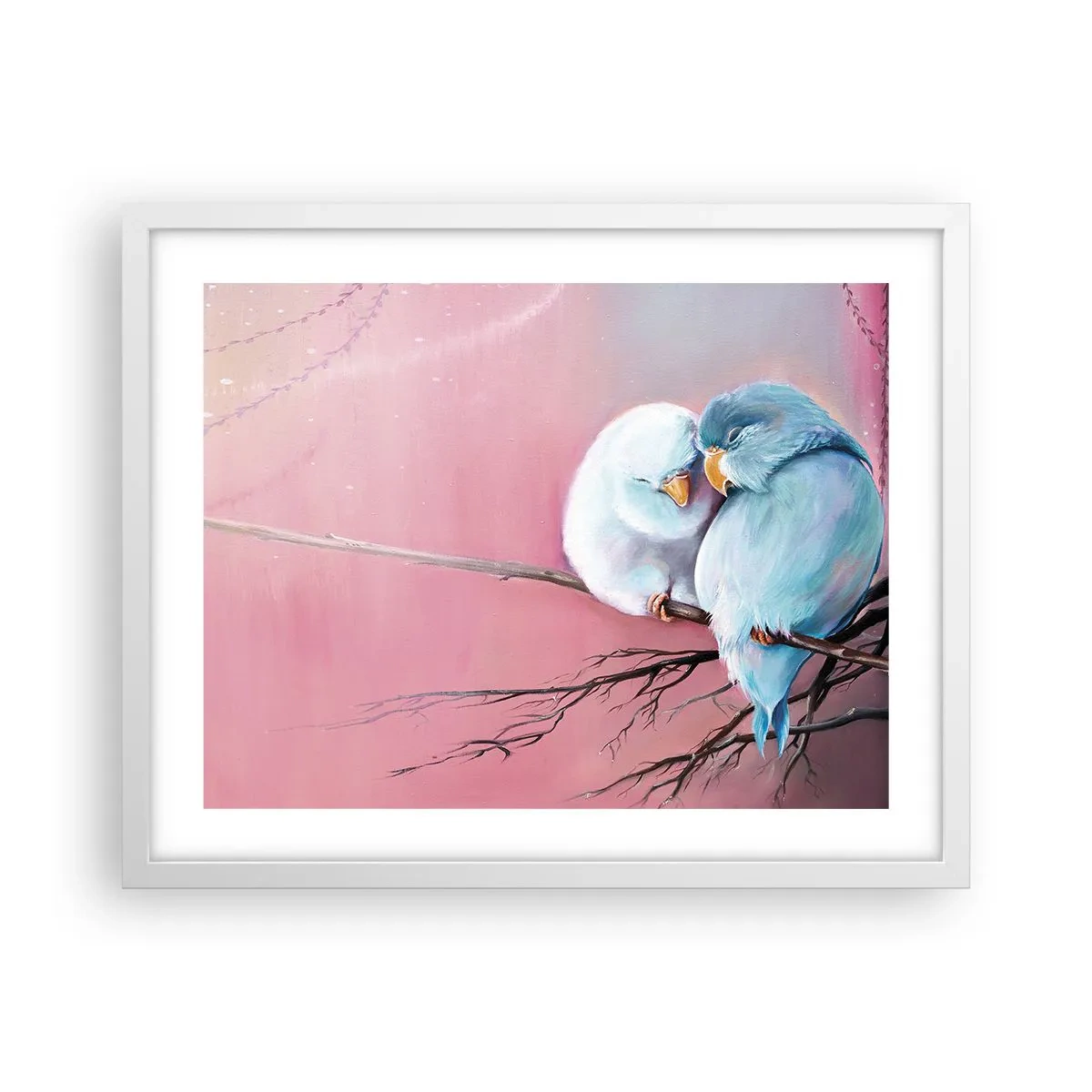 Plakat i hvid ramme - Hvad er der at tilføje?.... - 50x40 cm