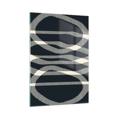 Billede på glas - Forsøg på at bryde igennem mørket - 50x70 cm