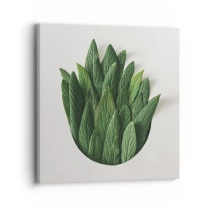 Lærredstryk - Billede på lærred - Uhæmmet nysgerrighed - 30x30 cm