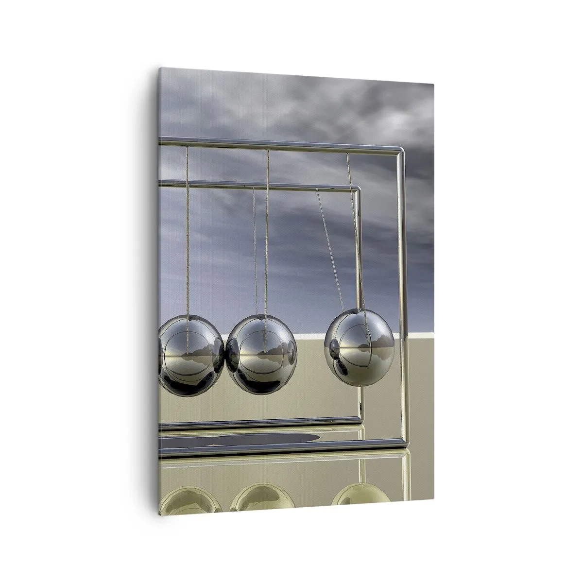 Lærredstryk - Billede på lærred - Verdens energi - 70x100 cm