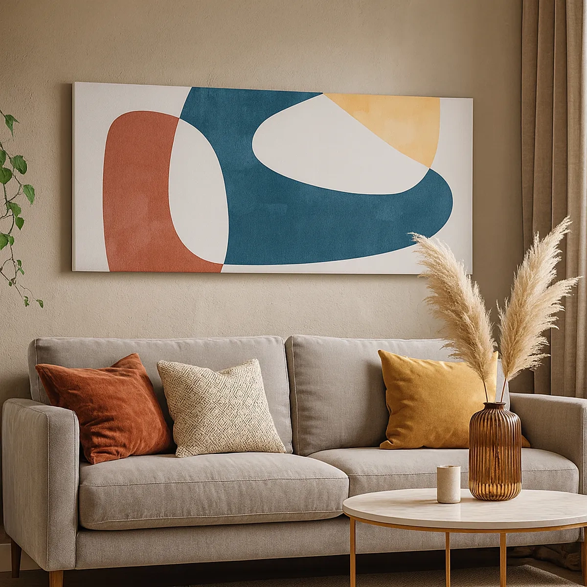 Lærredstryk - Billede på lærred - Påvirkninger og metamorfoser - 30x30 cm