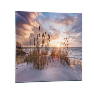 Billede på glas - Farvel til sol og vind - 50x50 cm