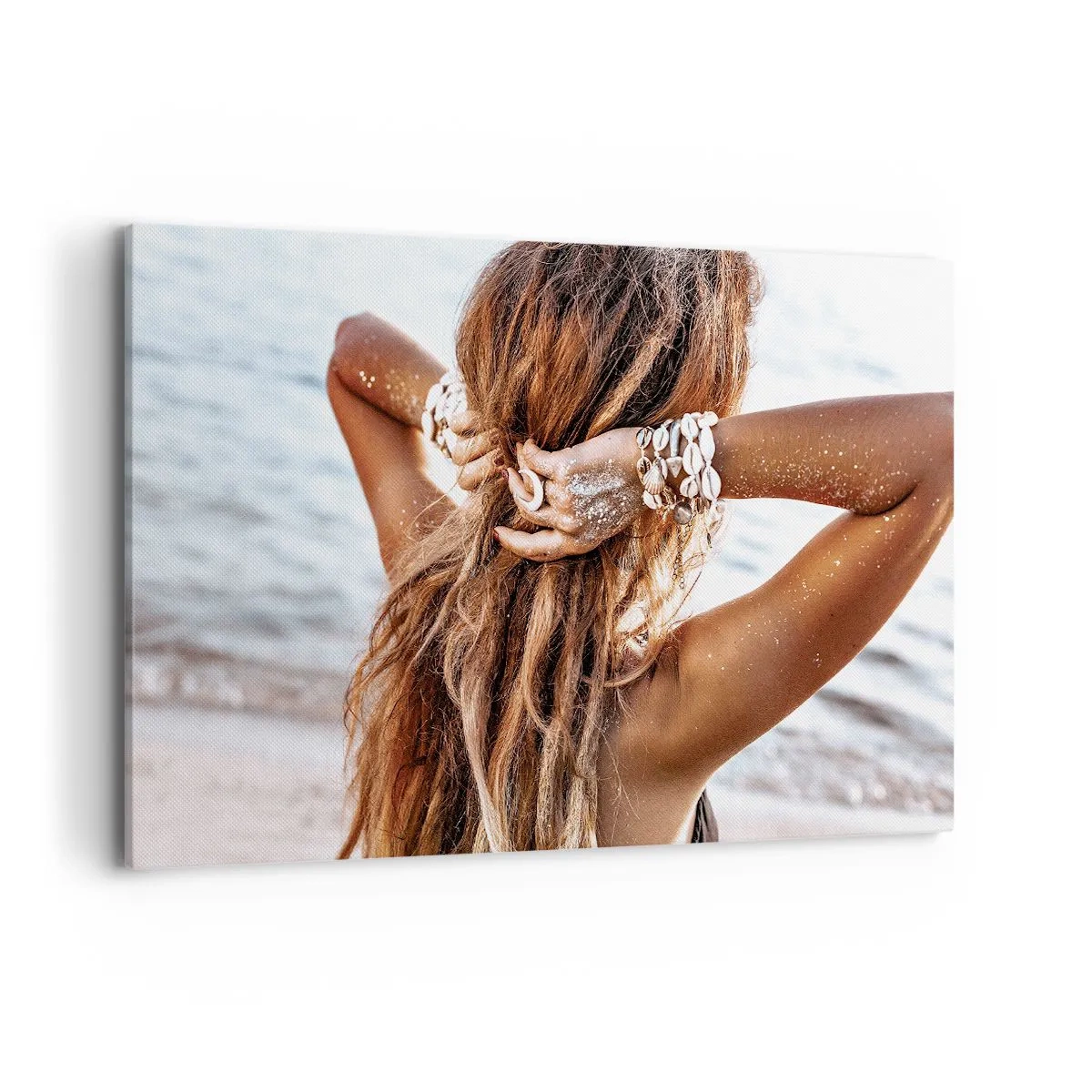 Lærredstryk - Billede på lærred - Søster af vand og solskin - 120x80 cm