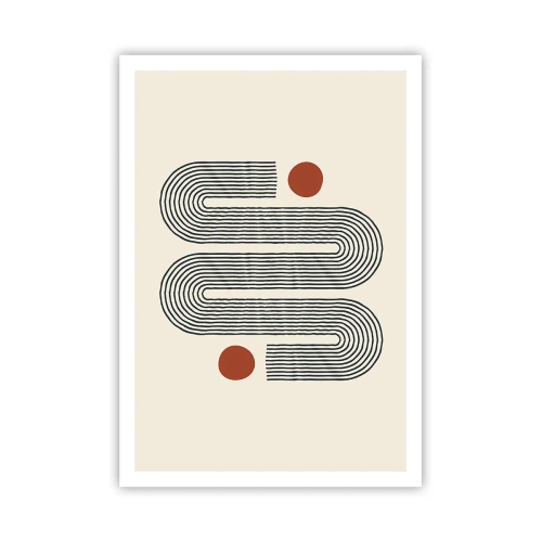 Plakat - Fra start til slut - 70x100 cm