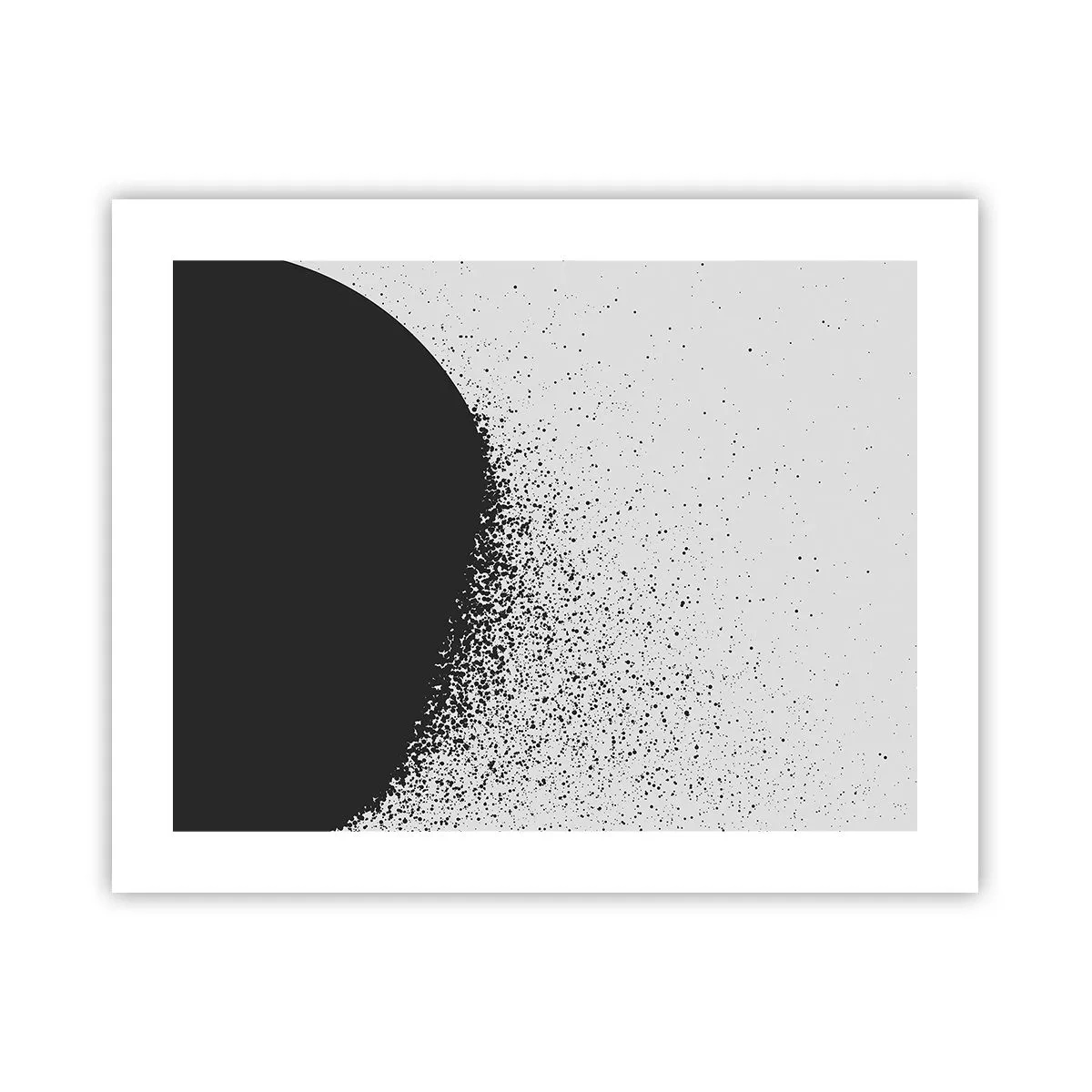 Plakat - Partikelbevægelse - 50x40 cm