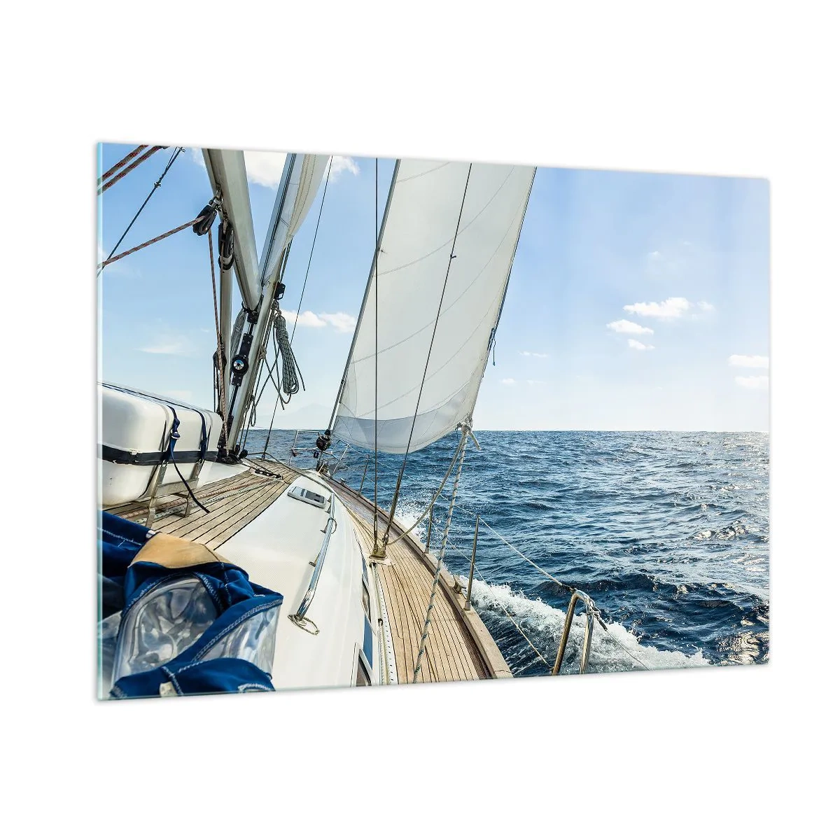 Billede på glas - Ahoj , eventyr - 100x70 cm