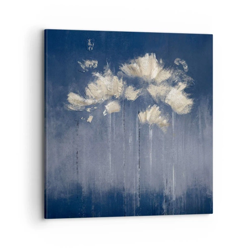 Lærredstryk - Billede på lærred - Som kronblade i vinden - 70x70 cm