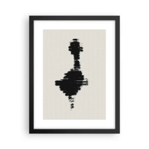 Plakat i sort ramme - Fantasiens vibrationer - 30x40 cm