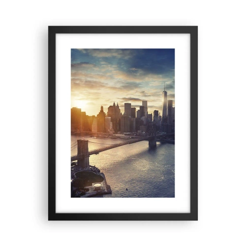 Plakat i sort ramme - Et monument til vestlig kultur - 30x40 cm