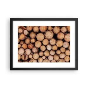 Plakat i sort ramme - En ny begyndelse - 40x30 cm