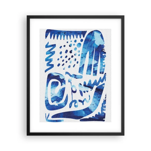 Plakat i sort ramme - Tilbage til rødderne - 40x50 cm