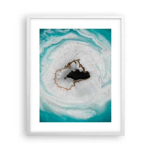 Plakat i hvid ramme - Kom indenfor - 40x50 cm