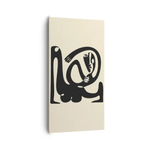 Lærredstryk - Billede på lærred - Næsten Picasso - 65x120 cm