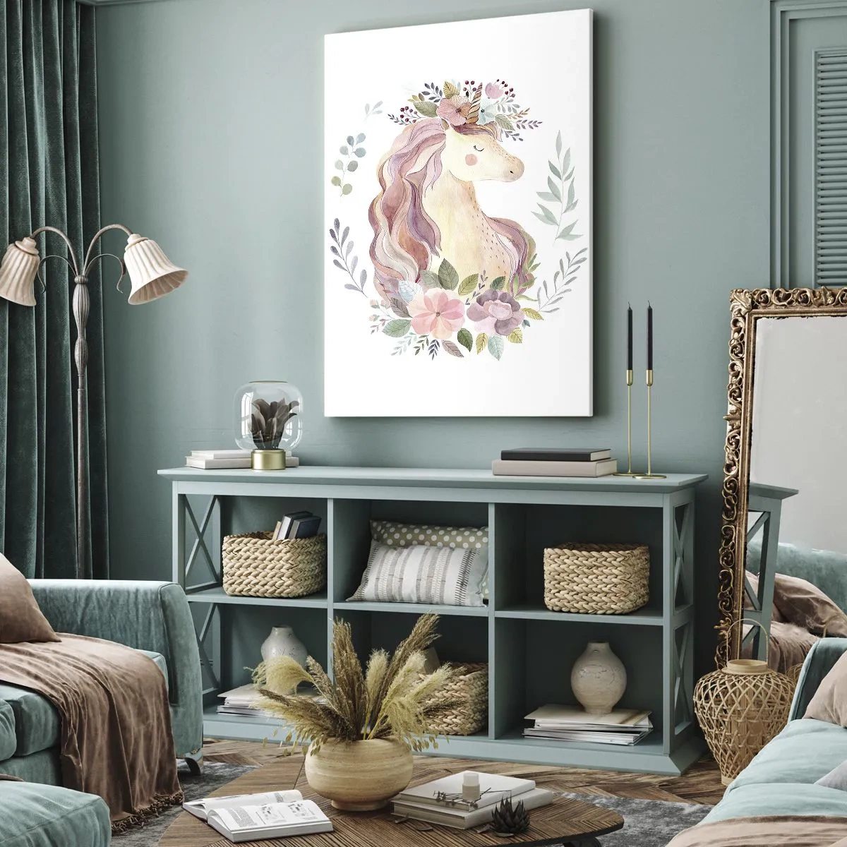 Lærredstryk - Billede på lærred - En invitation til eventyrets verden - 50x70 cm