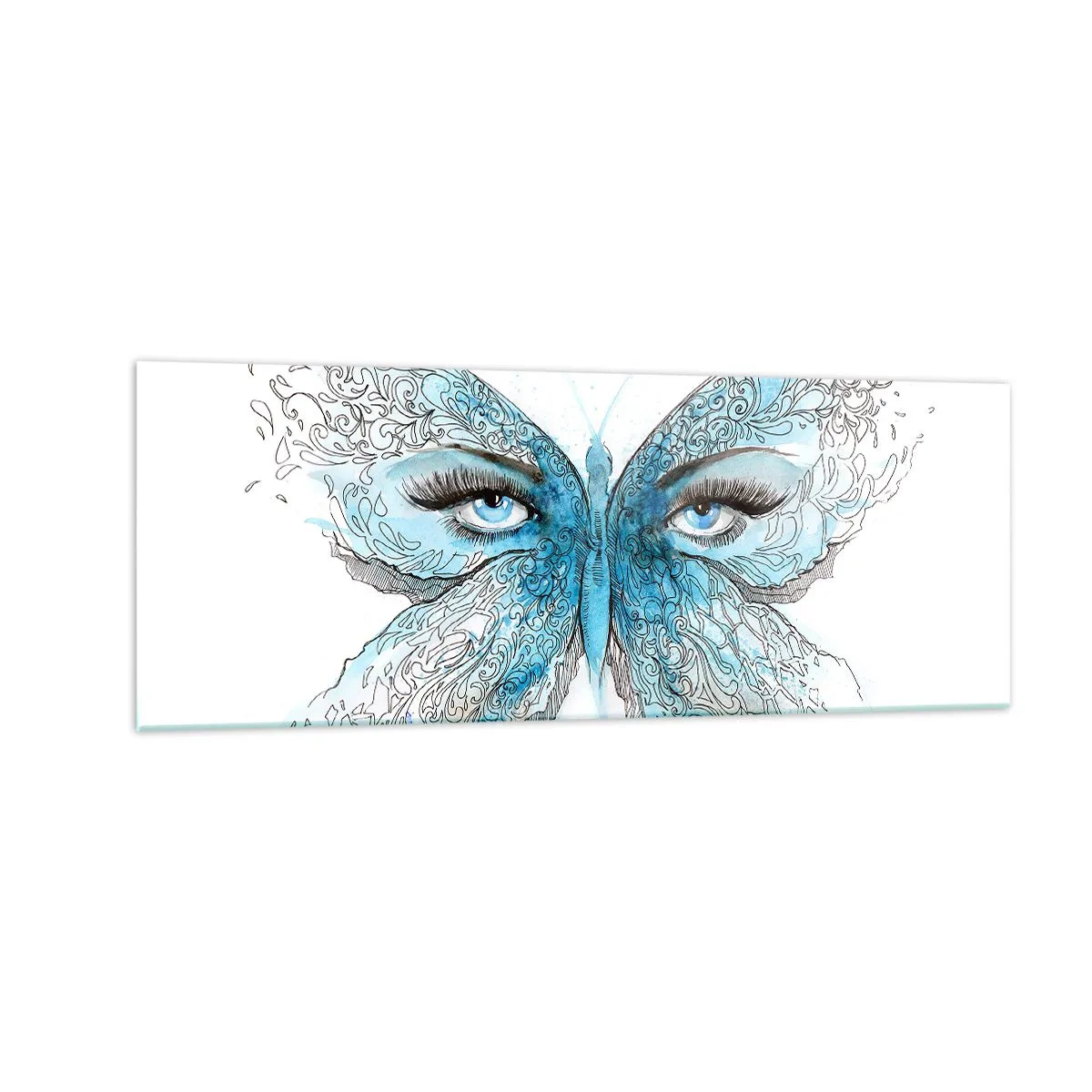 Billede på glas - Eros bedemantis - 140x50 cm