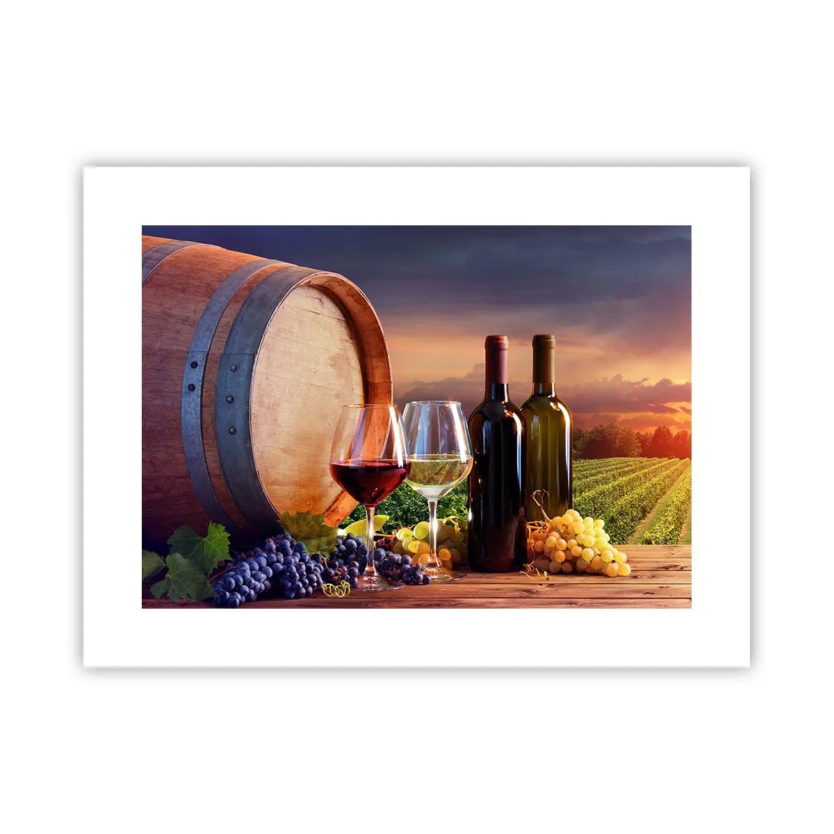 Plakat - Livet har smag her - 40x30 cm