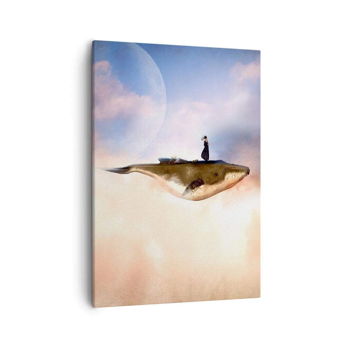 Lærredstryk - Billede på lærred - En surrealistisk rejse - 50x70 cm