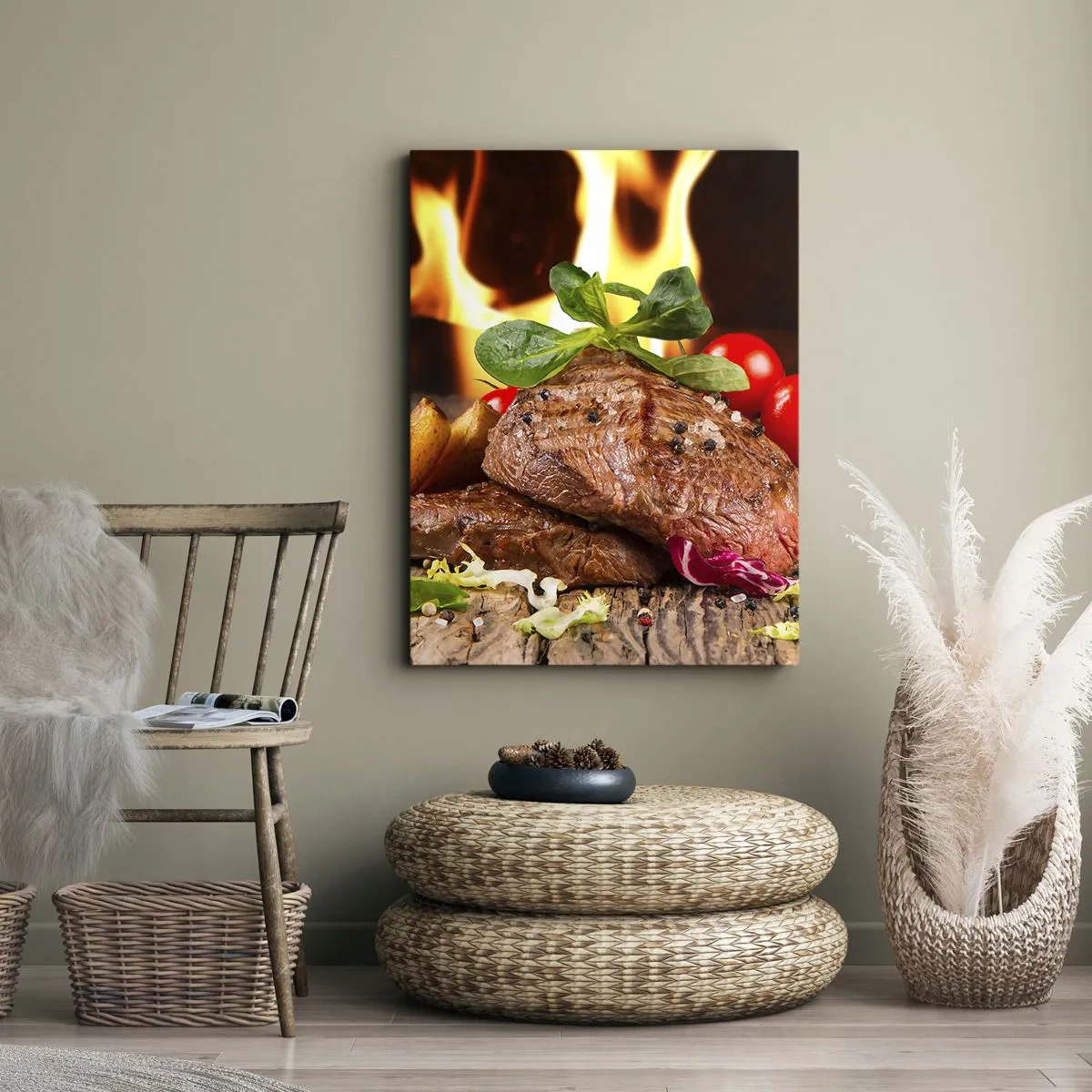 Lærredstryk - Billede på lærred - Fremkaldt med varme - 50x70 cm