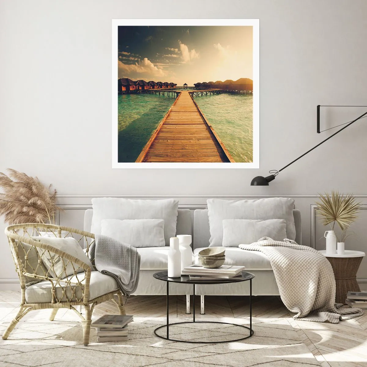 Plakat - En varm invitation - 50x50 cm