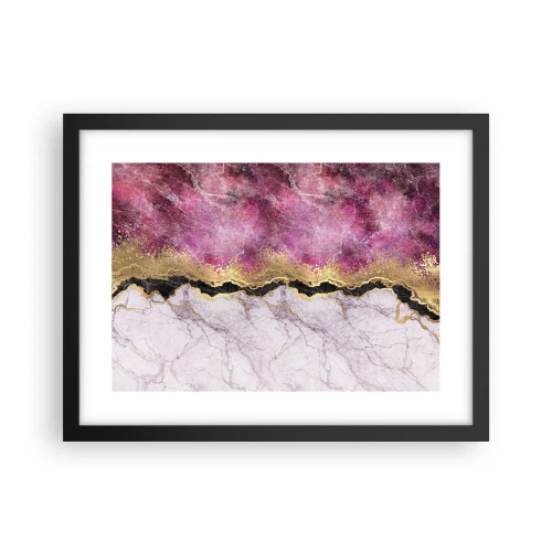 Plakat i sort ramme - På grænsen - 40x30 cm