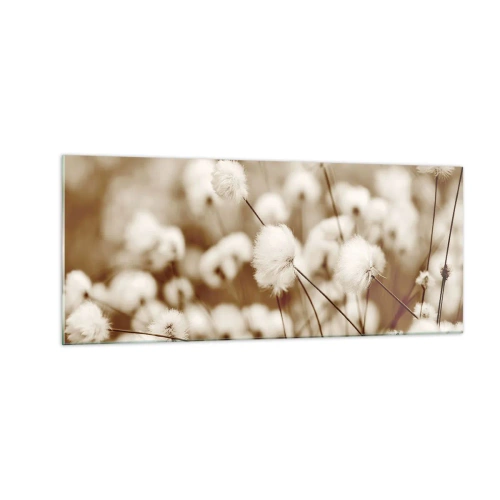 Billede på glas - Fyldig mark - 100x40 cm