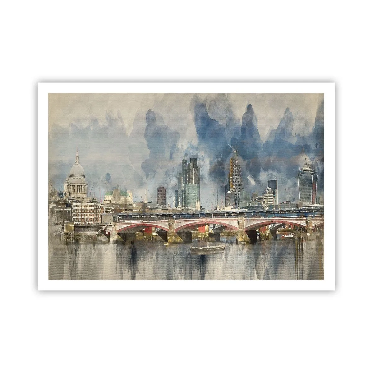 Plakat - London i al sin pragt - 100x70 cm