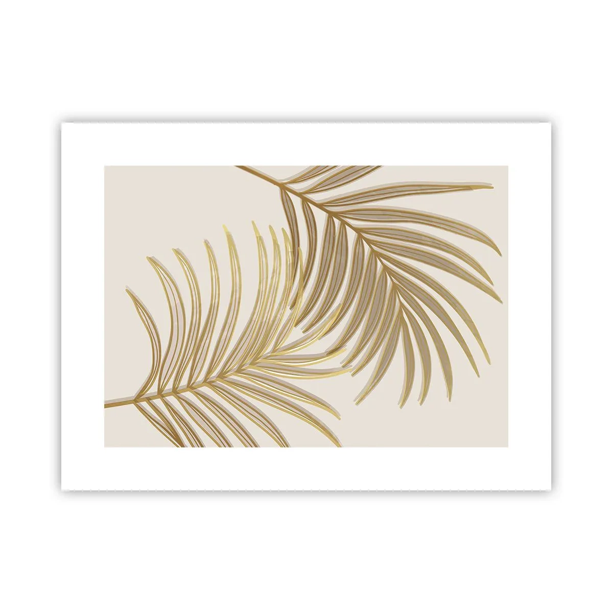 Plakat - Gylden palme! - 40x30 cm