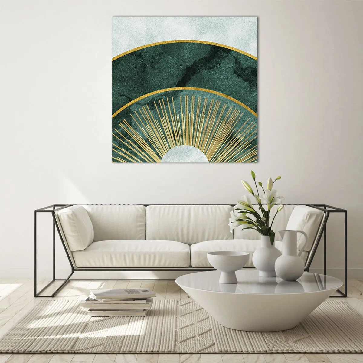 Billede på glas - Et anderledes solsystem - 60x60 cm