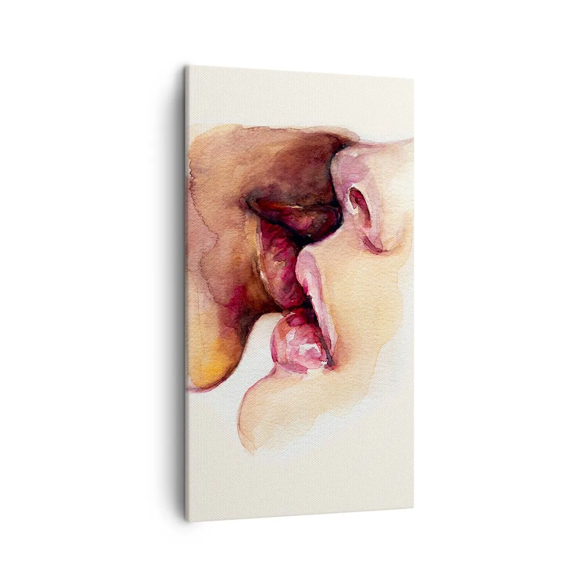 Lærredstryk - Billede på lærred - Som nat og dag, jord og himmel - 45x80 cm