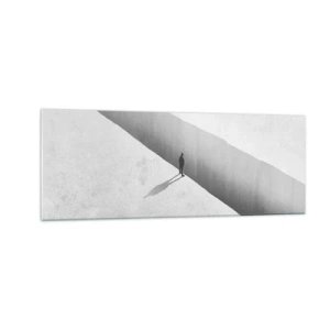 Billede på glas - Lys destination - 140x50 cm