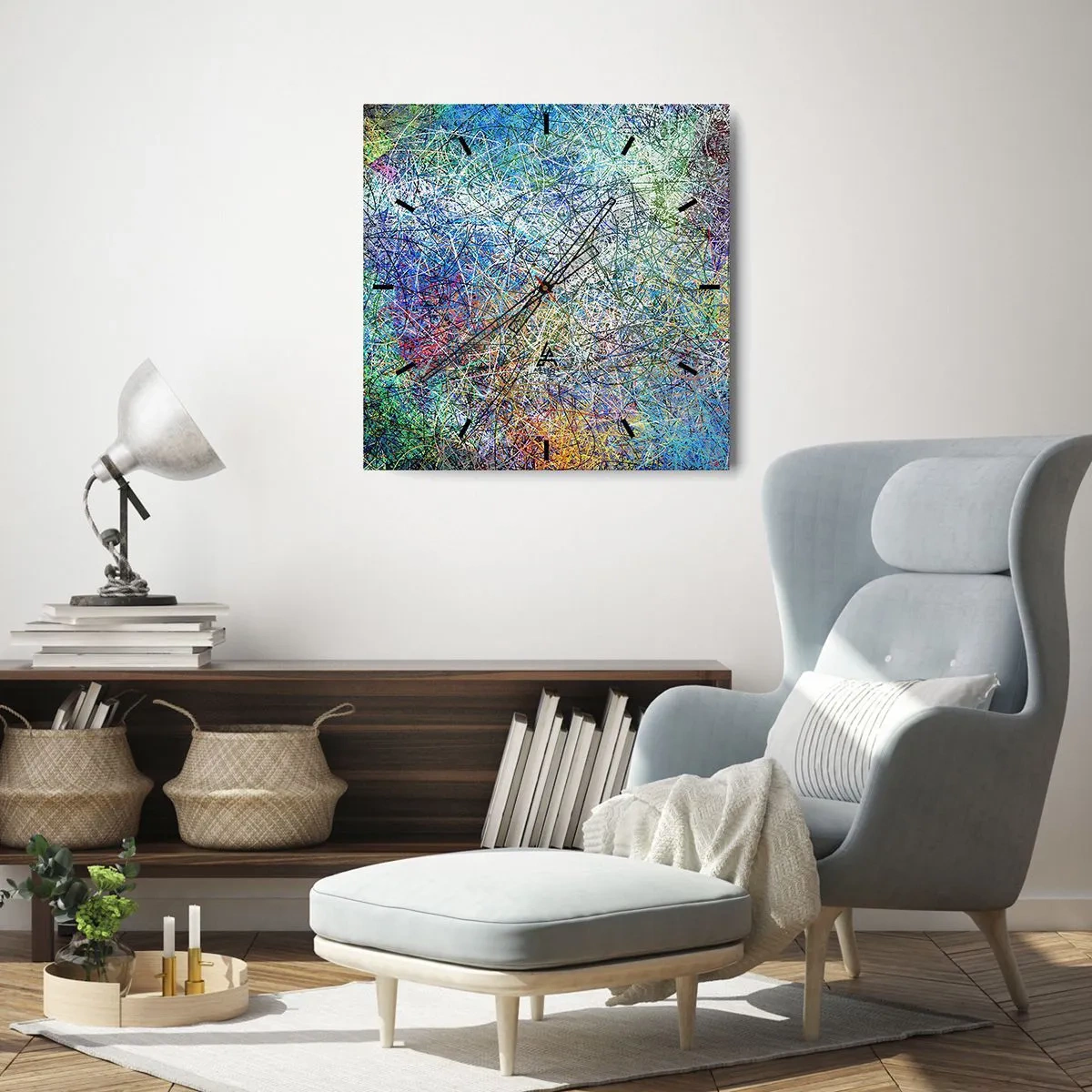 Vægur, Uret - Så enkelt er det ikke - 40x40 cm