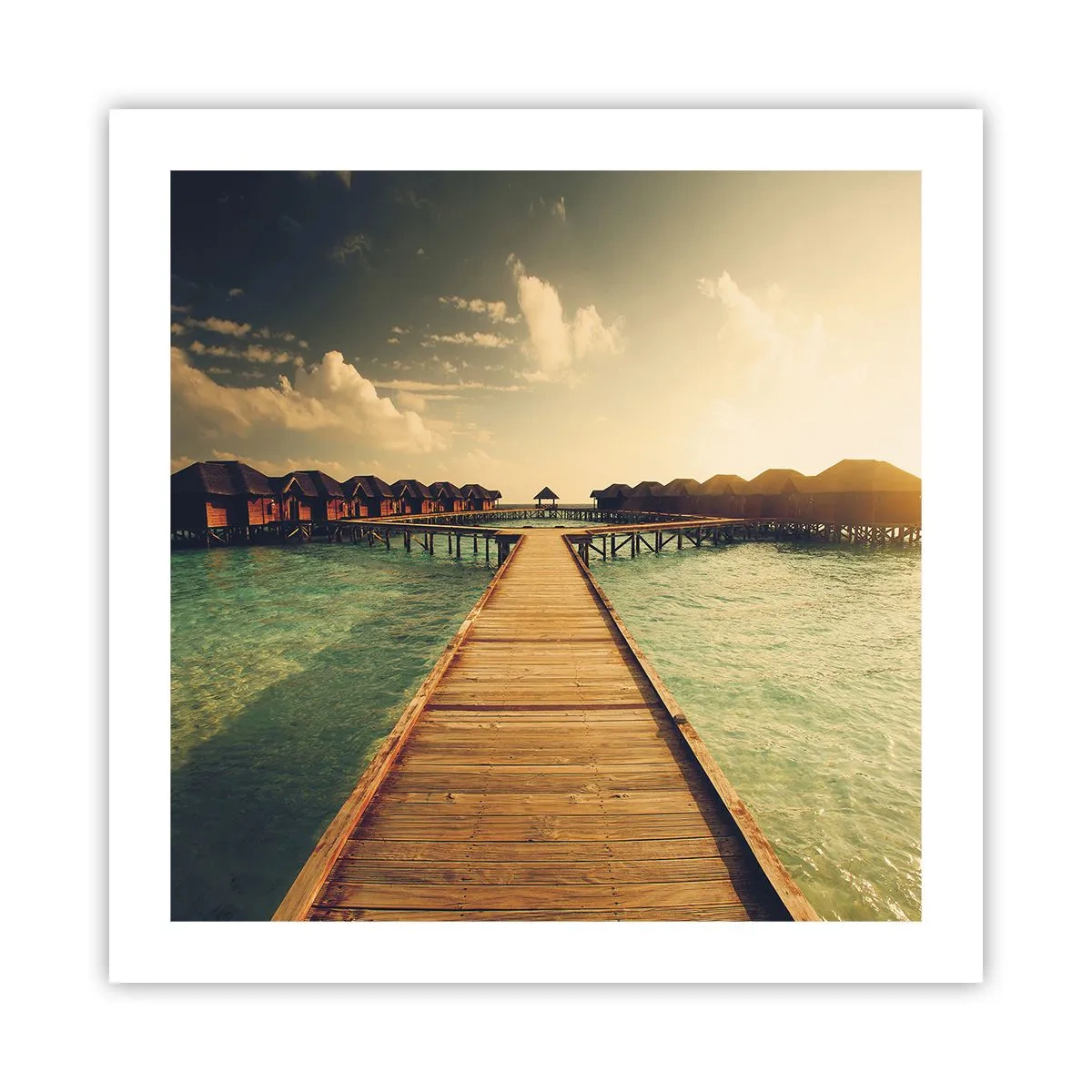 Plakat - En varm invitation - 50x50 cm