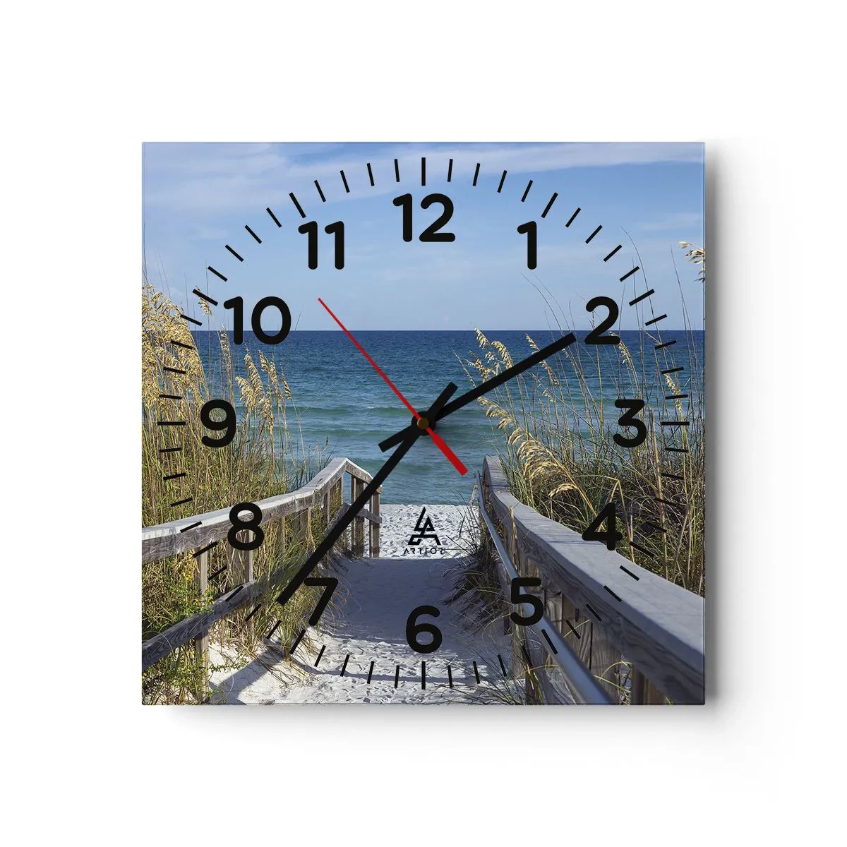 Vægur, Uret - I solen, i vinden - 40x40 cm