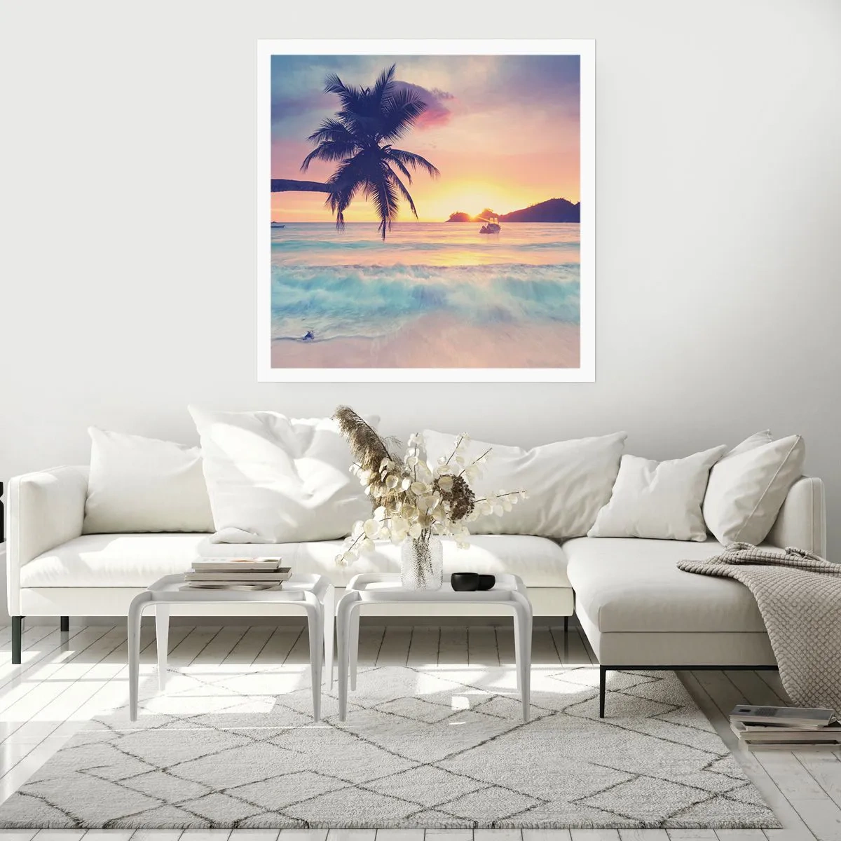 Plakat - En aften i bugten - 60x60 cm