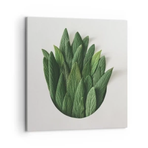 Lærredstryk - Billede på lærred - Uhæmmet nysgerrighed - 50x50 cm