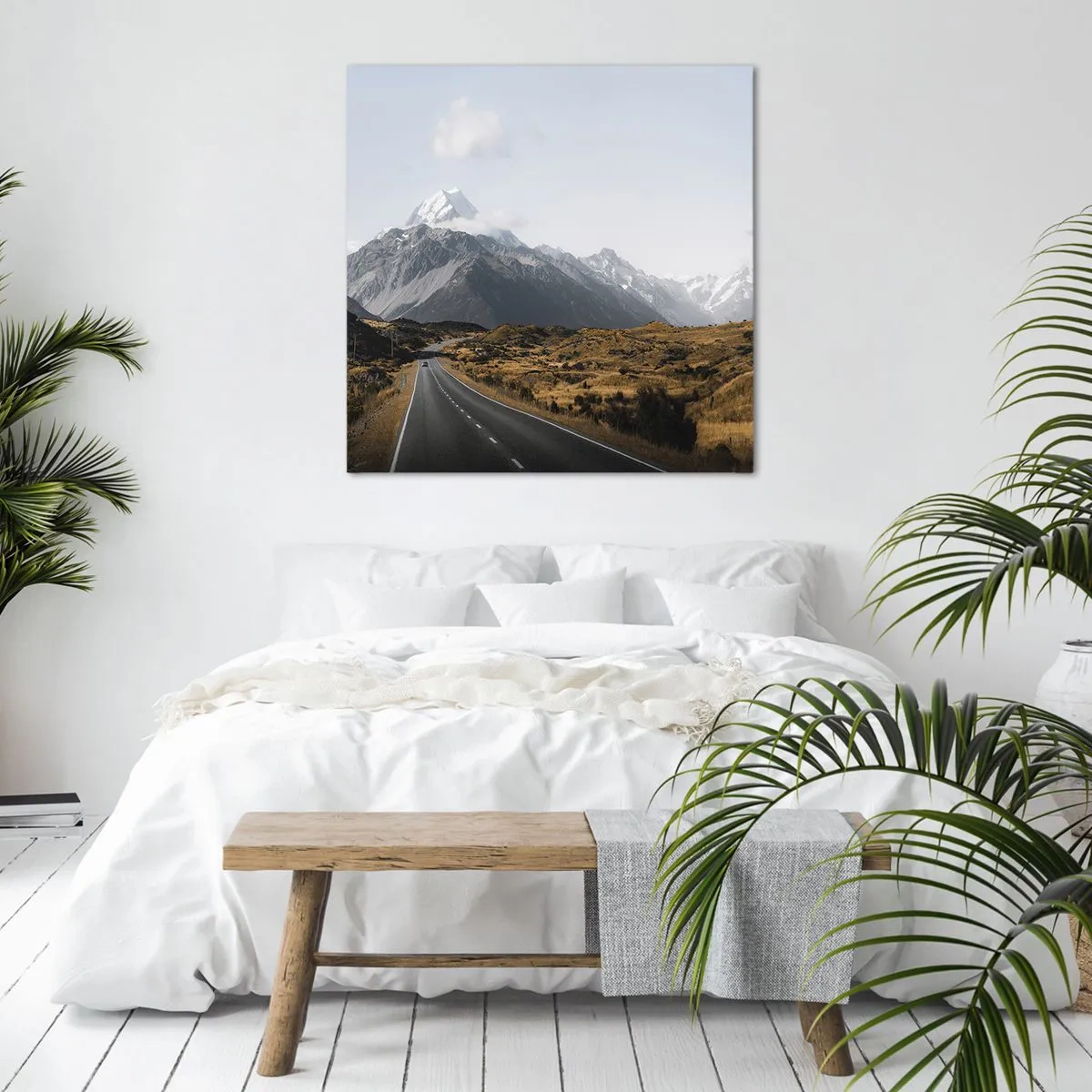 Lærredstryk - Billede på lærred - Vejen til hjerte - 30x30 cm