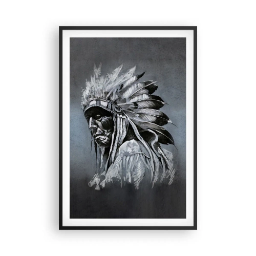 Plakat i sort ramme - Tilbage til rødderne - 61x91 cm