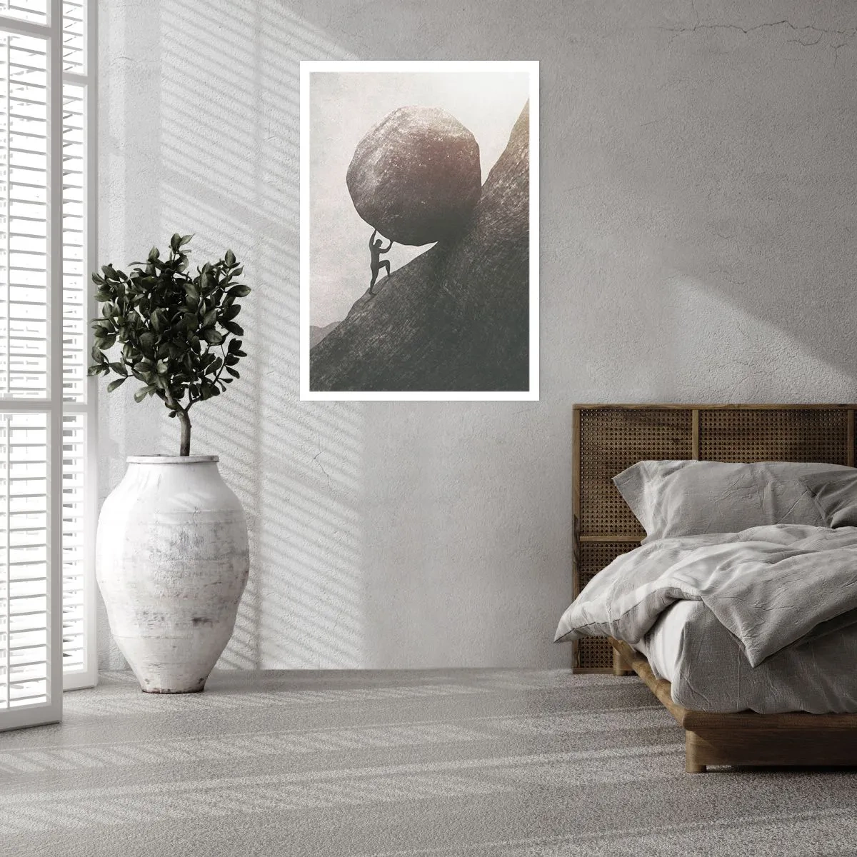 Plakat - Jeg tror mod al forventning - 50x70 cm