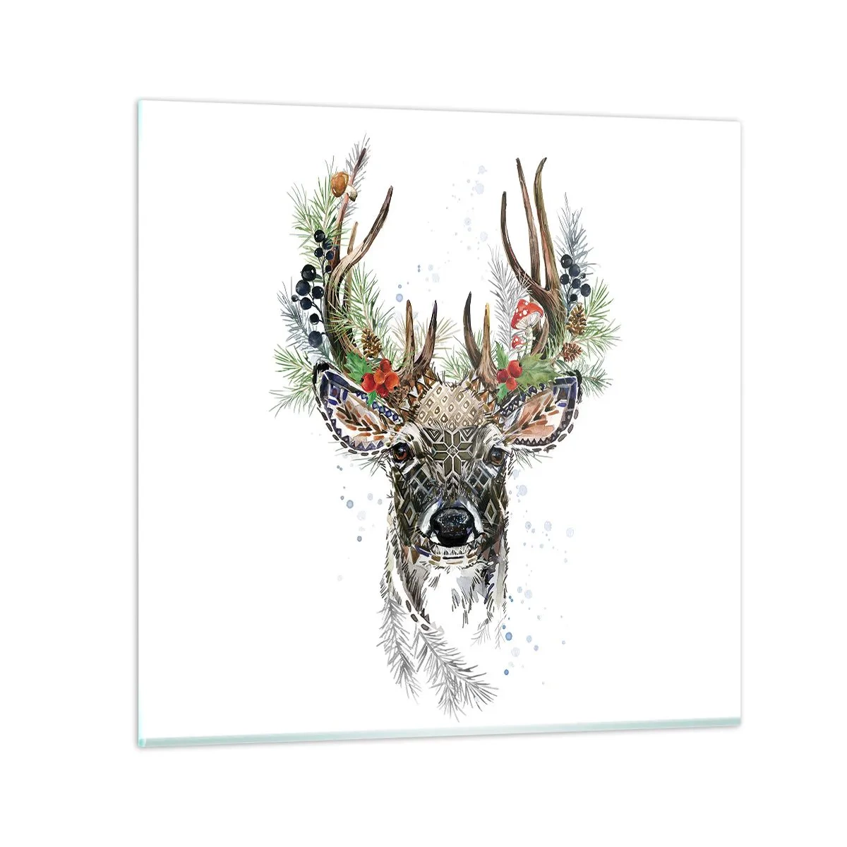 Billede på glas - I festlig påklædning - 50x50 cm