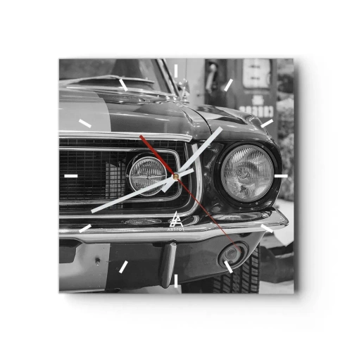 Vægur, Uret - Hård kørsel - 30x30 cm