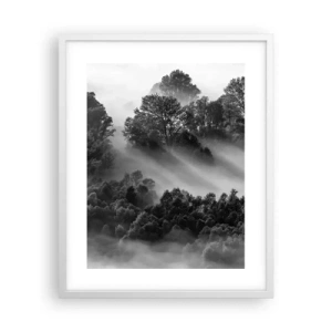 Plakat i hvid ramme - At vågne fra søvnen - 40x50 cm