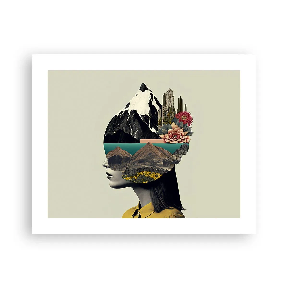 Plakat - Kvinden - altid et mysterium - 50x40 cm